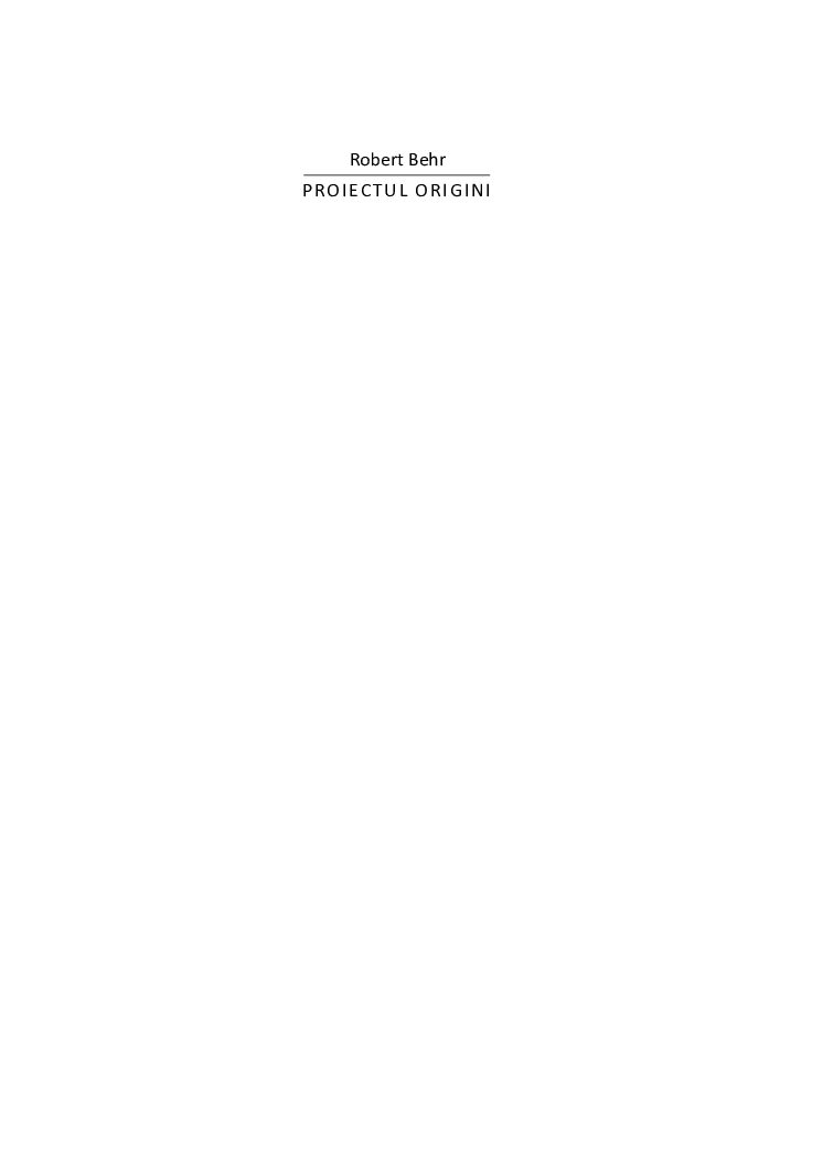 Proiectul Origini - imagine 2